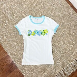 Vintage Y2K hibiscus top 🌺 by Limited Too